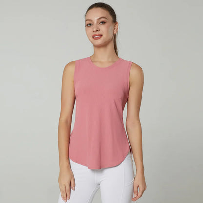 Women Gym  Sports Tank Tops Quick Dry Sleeveless Back
