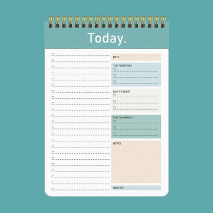To Do List Notepad - 104 Pages Double-Sided 52 Sheets Daily Undated Planner Notebook