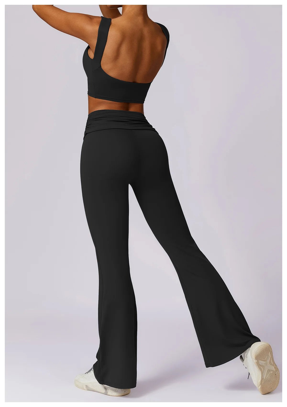Sports Bra  Open Back Yoga Breathable Slim Fit  Tank Top With Removable Pads