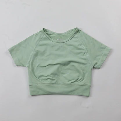 Crop Top Yoga Shirt
