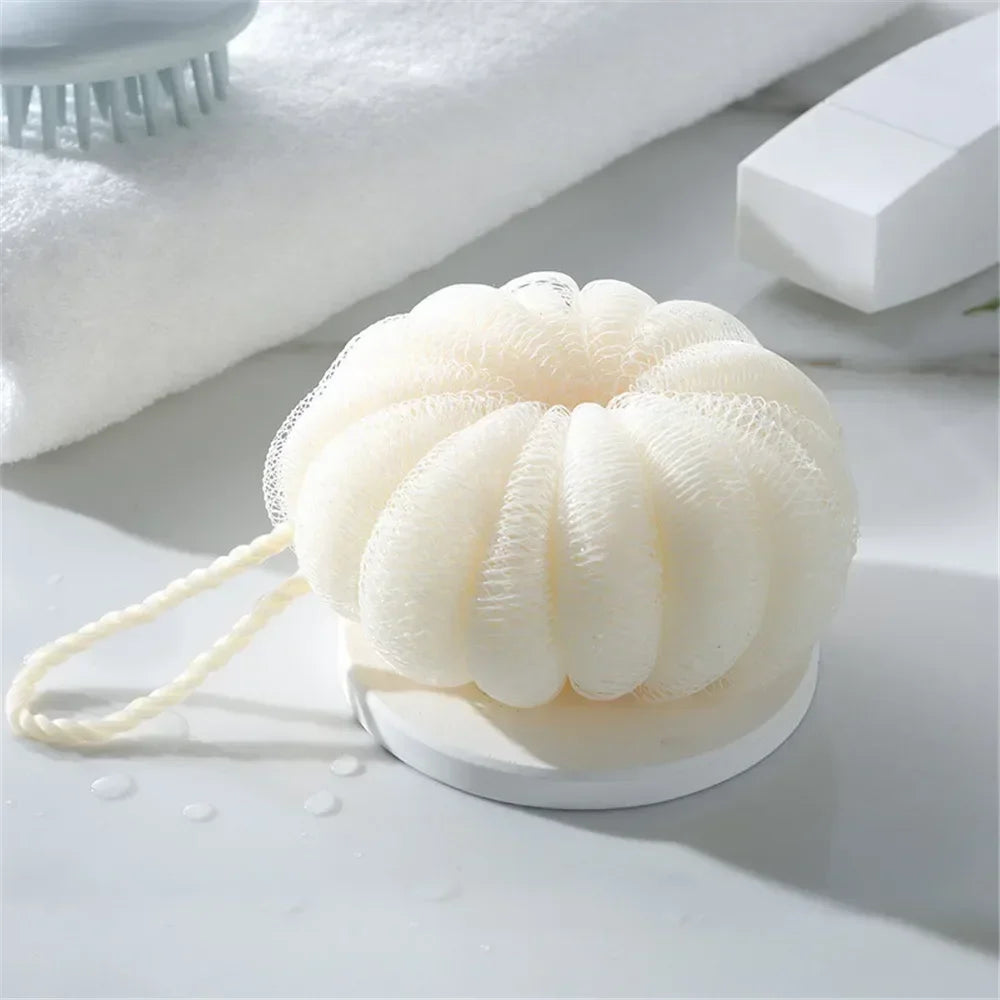 Bath Bubble Ball Exfoliating Scrubber Soft Shower Mesh Foaming Sponge