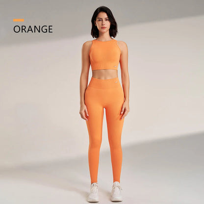 Yoga Leggings and Top Two Piece Set