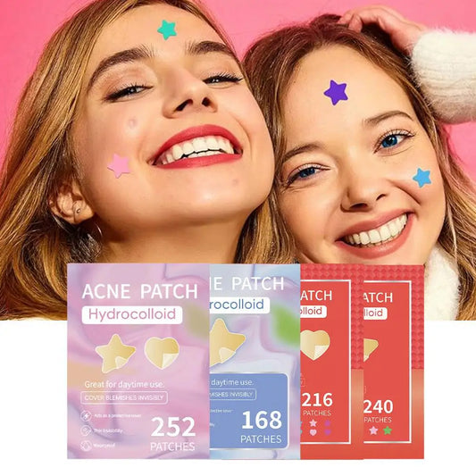 Colorful Star Pimple Patch Invisible Acne Removal Skin Care Stickers