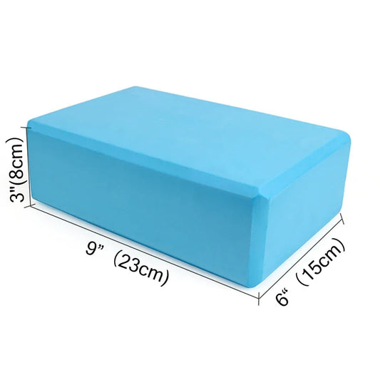 2pcs High Density Yoga Blocks - Non-Slip Foam Yoga Brick for Balance & Strength Training