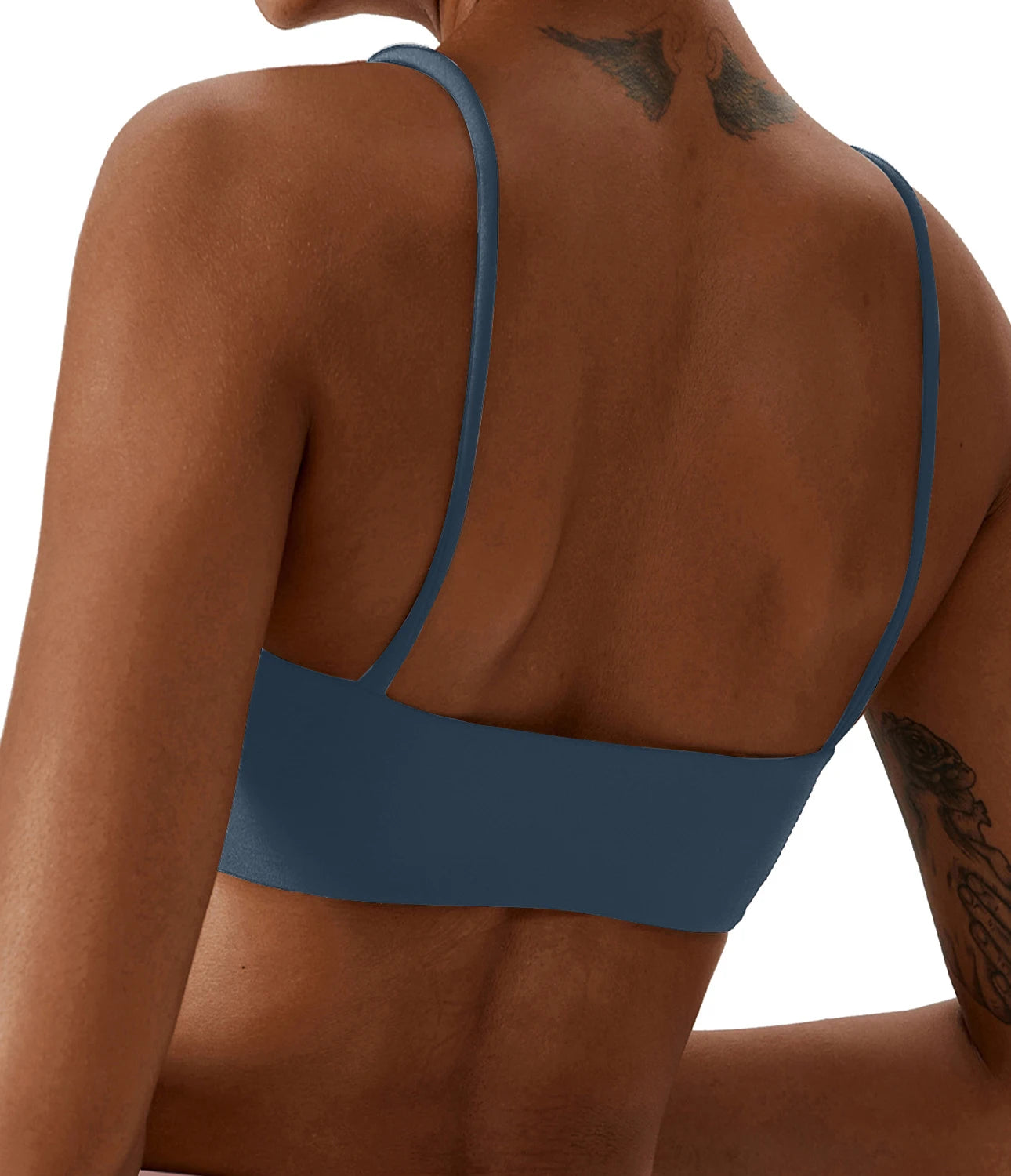 Super soft fabric back cross sports bra
