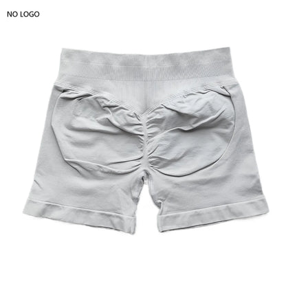 Scrunch Shorts Low Ribbed Band  Seamless Shorts Booty Hight Stretch