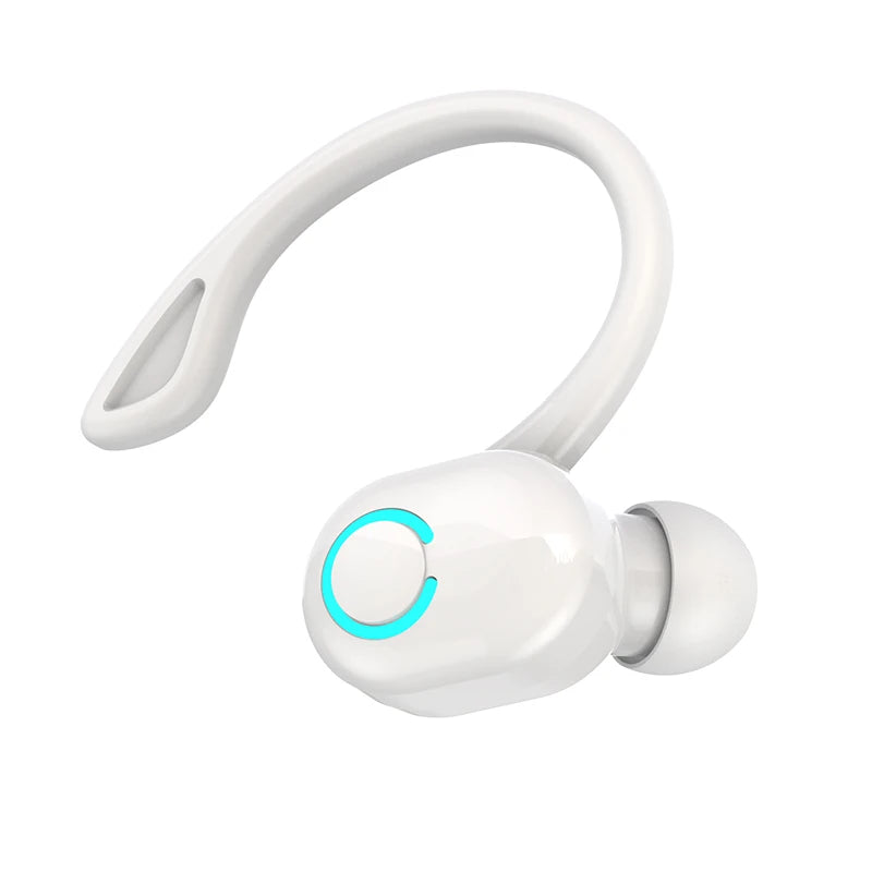 Wireless Bluetooth Earphones HIFI Bass With HD MIC Ear-Hook Earbuds Noise Cancelling Life Waterproof