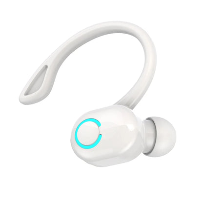 Wireless Bluetooth Earphones HIFI Bass With HD MIC Ear-Hook Earbuds Noise Cancelling Life Waterproof