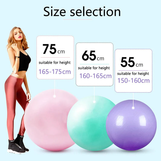 Explosion-Proof Big Yoga Balls for Fitness Gym