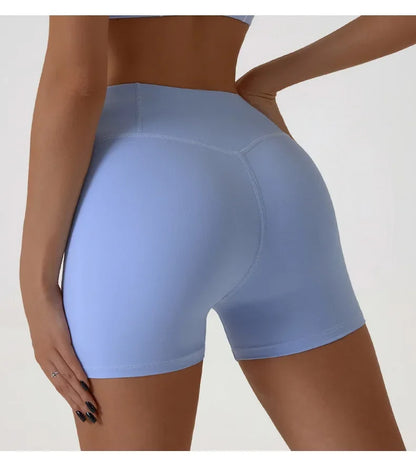 Women's Sports Shorts High Waist Hip Lifting Fitness Tight