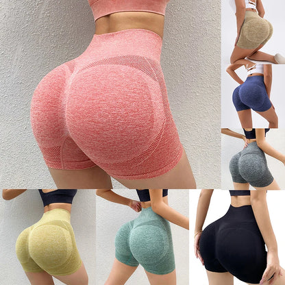 High Waist Push Up Gym Shorts