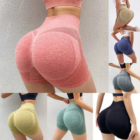 High Waist Push Up Gym Shorts
