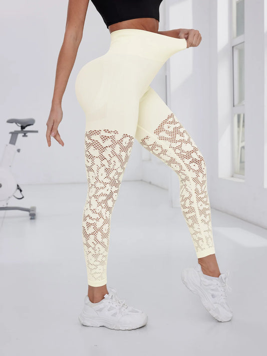 Seamless Yoga Pants Breathable High Waisted Leggings