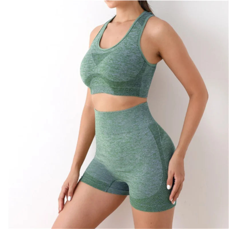 Gym Shorts Sport Bras Gym Set Seamless Yoga Sets