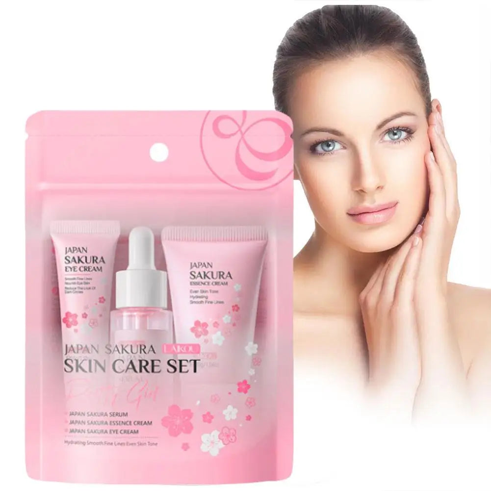 Skin Care  Kits With Cleanser, Serum ,Eye Cream