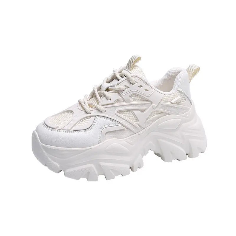 Women Platform Sport Shoes  Mesh Leather