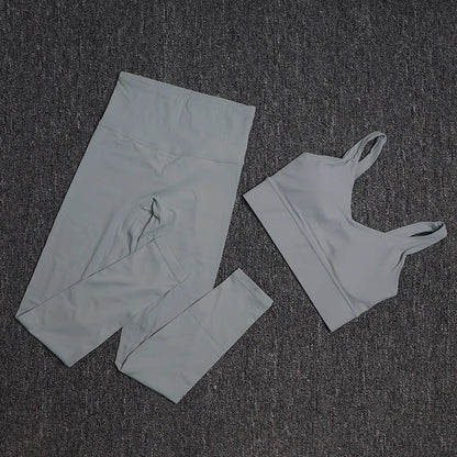 Yoga Set Bras High Waist Leggings
