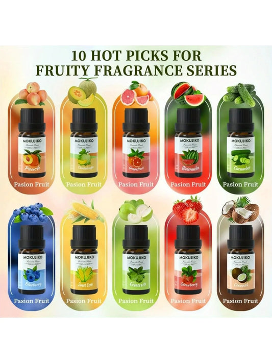 2 Pack Fruit Essential Oil Set, Aromatherapy Diffuser