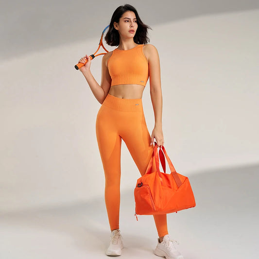 Yoga Leggings and Top Two Piece Set