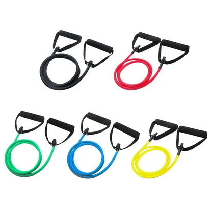 Resistance Bands with Handles Yoga Pull Rope Home Workout Strength Training