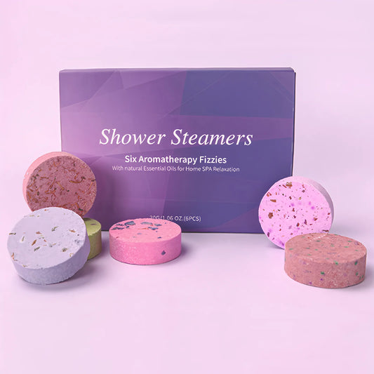 6pcs shower  bomb, bath salt gift box,