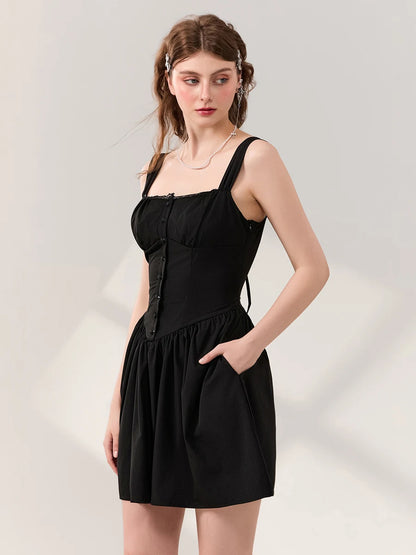Sleeveless A-Line Dress