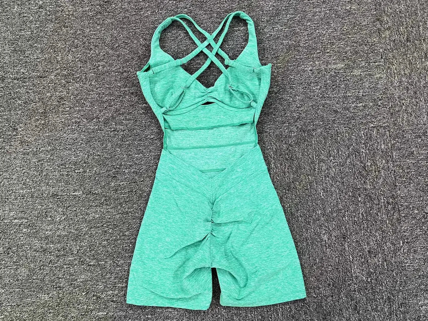 Adjustable double straps, Open back  V shape back design ,Removable pads BODYSUIT
