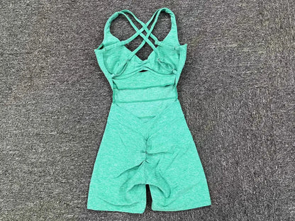 Adjustable double straps, Open back  V shape back design ,Removable pads BODYSUIT