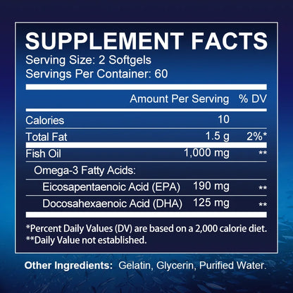 Omega 3 Fish Oil Capsules