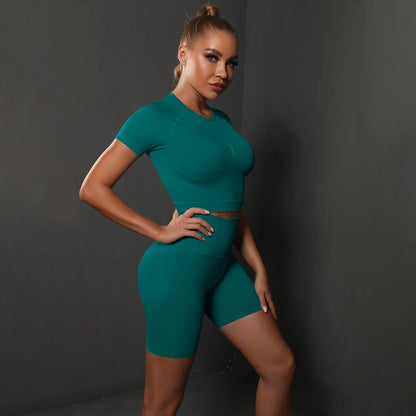 2PCS Seamless Women Yoga Set