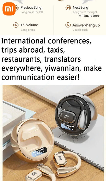 Bluetooth Translation Earphones Wireless with Microphone
