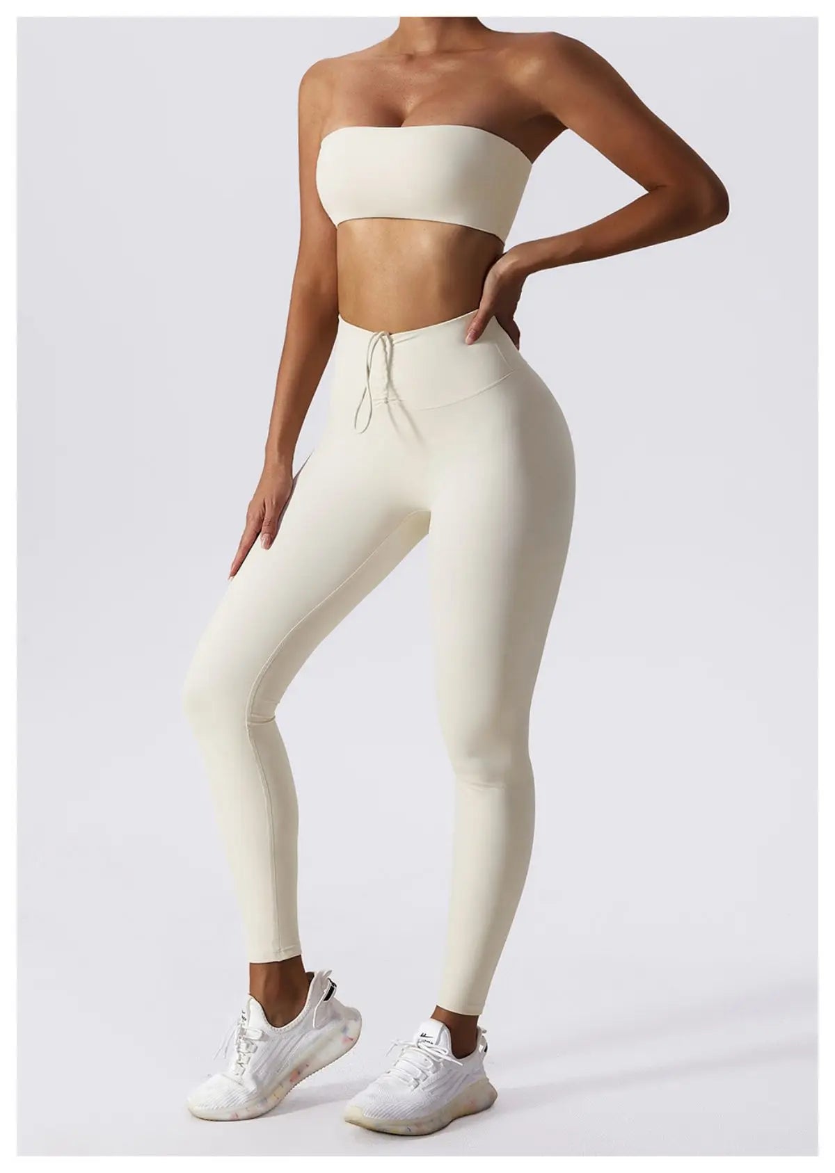 Strapless  Sports Bra Quick-Drying Yoga Tube Top