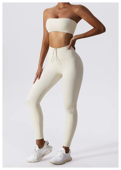 Strapless  Sports Bra Quick-Drying Yoga Tube Top
