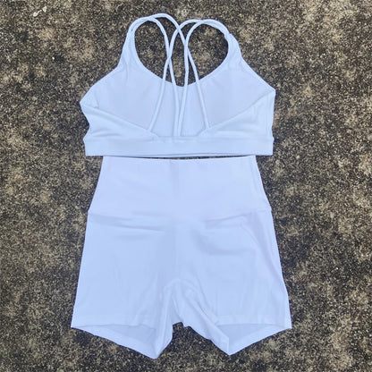 2 Piece Yoga Shorts Set