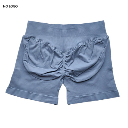 Scrunch Shorts Low Ribbed Band  Seamless Shorts Booty Hight Stretch