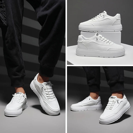 Men's Luxury Sneakers, Sport Shoes w/Breathable Design for Gym/Casual Wear & Street Style
