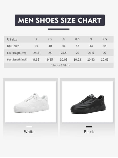 Men's Luxury Sneakers, Sport Shoes w/Breathable Design for Gym/Casual Wear & Street Style