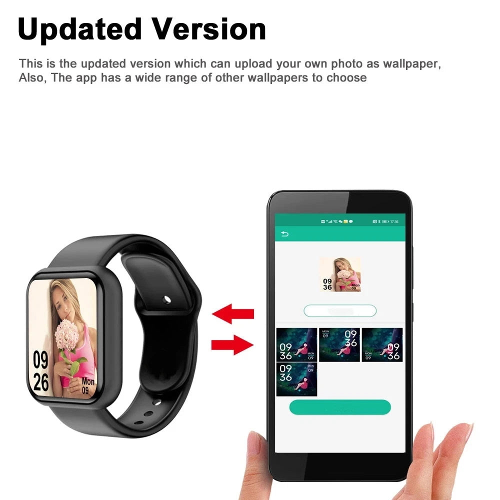 Smart Watch For Men Women Sport Fitness