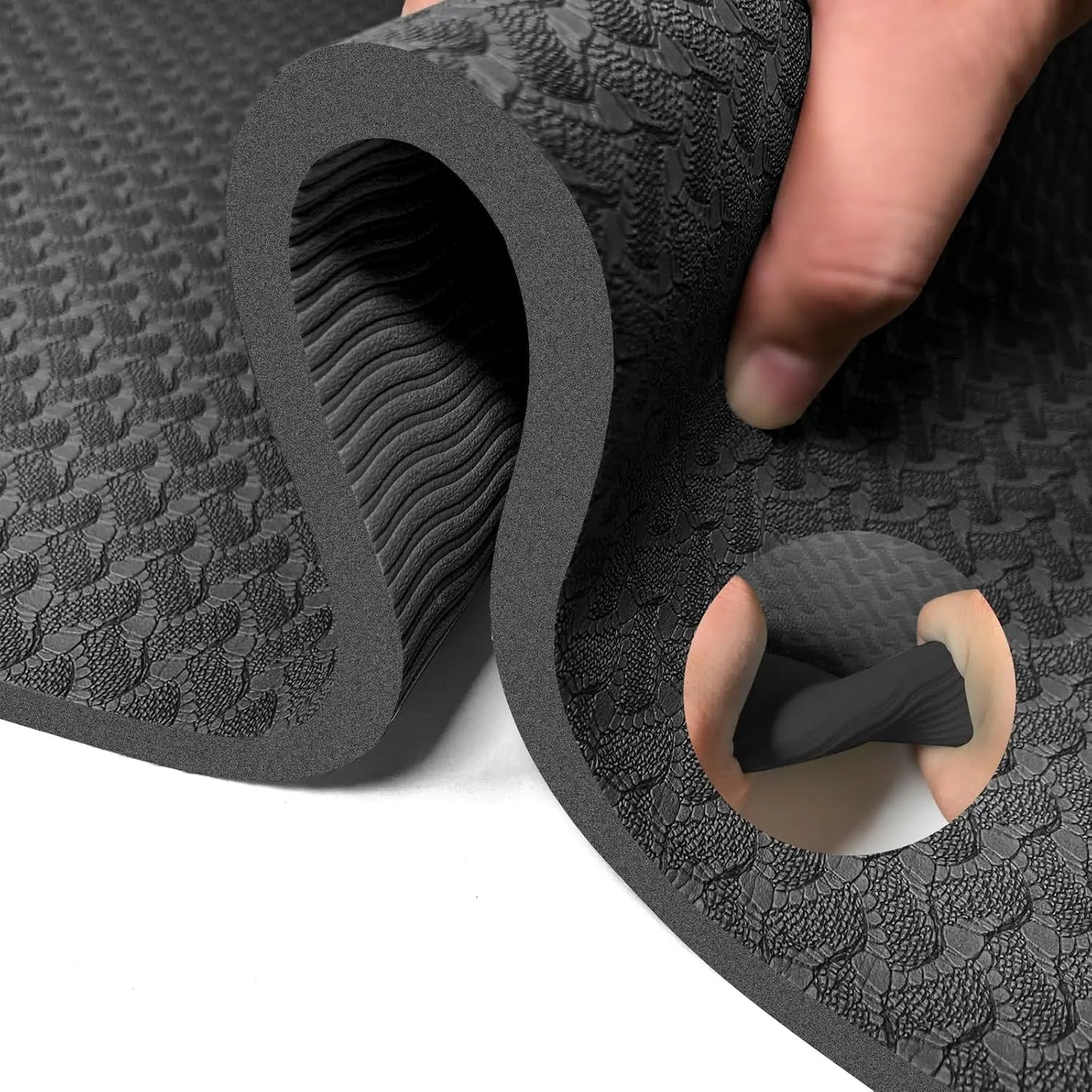 Non-Slip Extra Thick High-Density  Workout Mats for Women Men