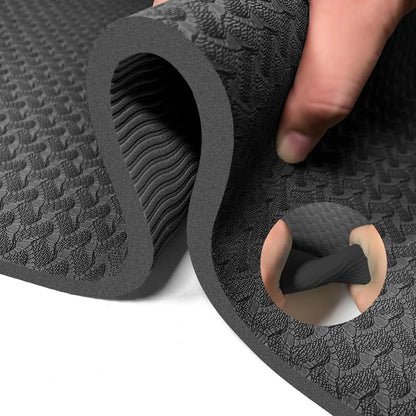 Non-Slip Extra Thick High-Density  Workout Mats for Women Men