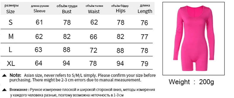 Playsuits For Women Long Sleeves O-Neck Rompers