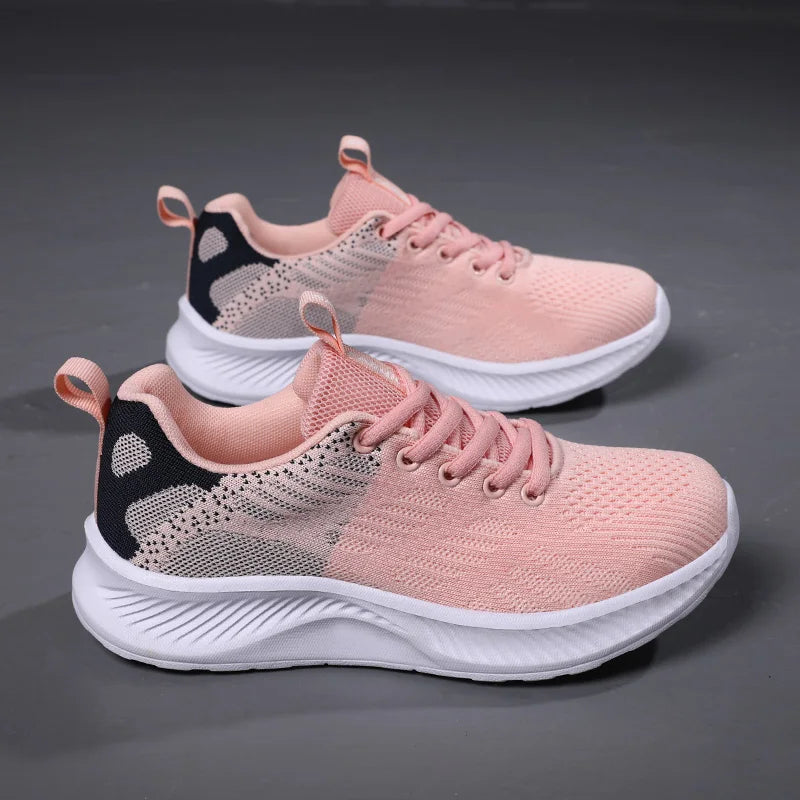 breathable women's low  top running shoes