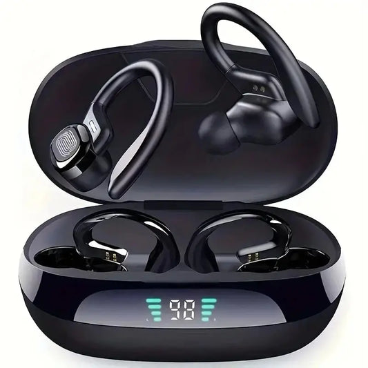 Ture Wireless Earbuds Ear Hook Sports HiFI Stereo Waterproof  With Mic