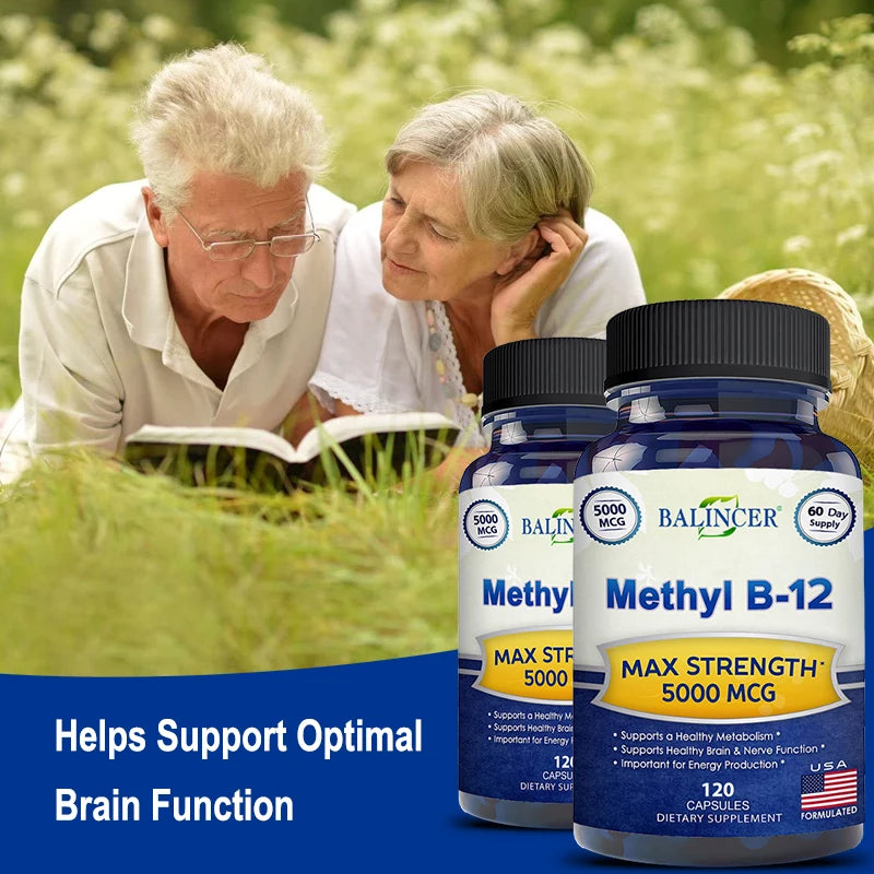 Vitamin B12 - 5000 MCG Supplement