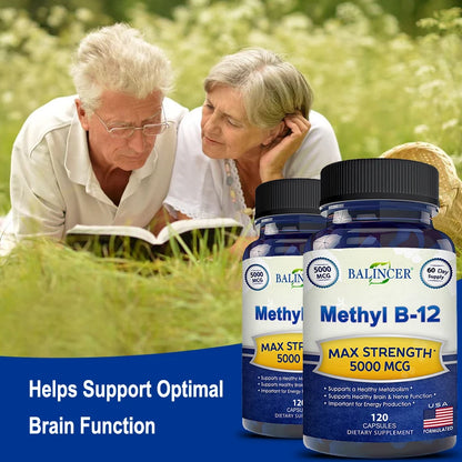 Vitamin B12 - 5000 MCG Supplement