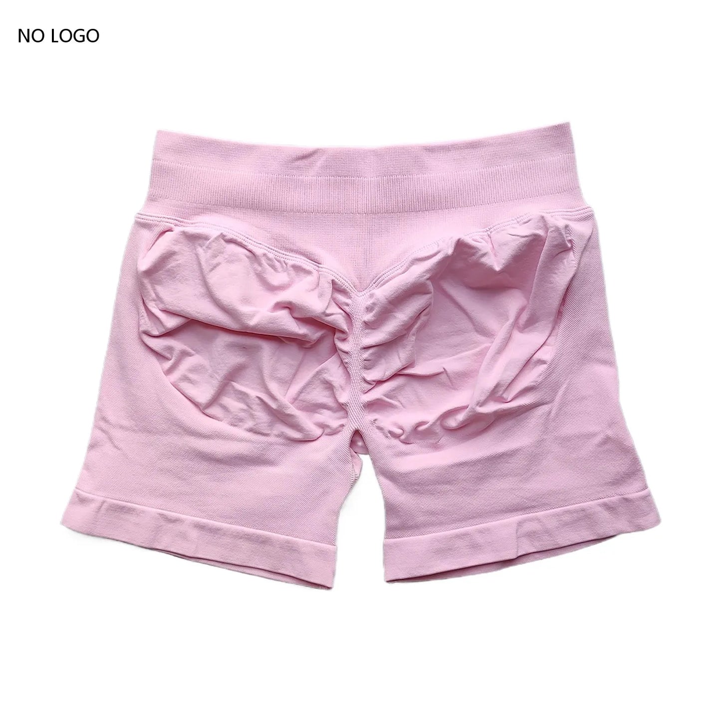 Scrunch Shorts Low Ribbed Band  Seamless Shorts Booty Hight Stretch