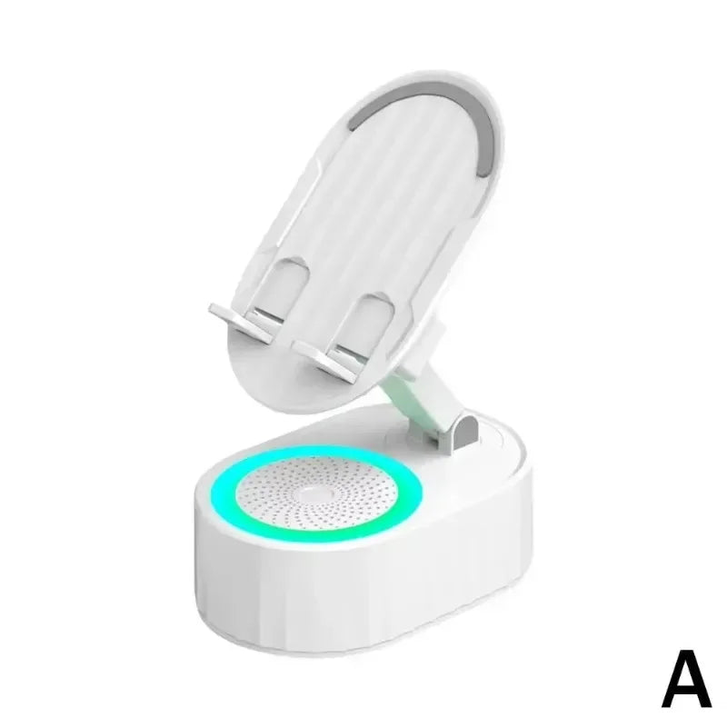 Mobile Cell Phone Stand Holder With Bluetooth Speaker HD Portable Wireless Speaker