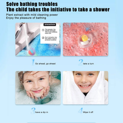 , 24 Pack Kids Bath Bombs Gift Set