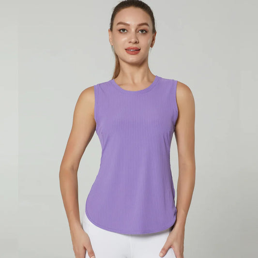 Women Gym  Sports Tank Tops Quick Dry Sleeveless Back