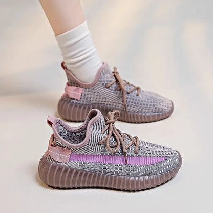 Casual Breathable Women's Soft Sole Versatile Lightweight Running Shoes